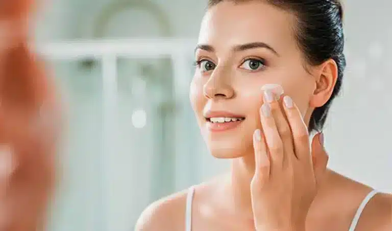 A Woman’s Skin and Facial Care Routine