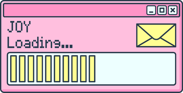 user interface displaying a loading screen with text and a progress bar user interface displaying a loading screen with text and a progress bar